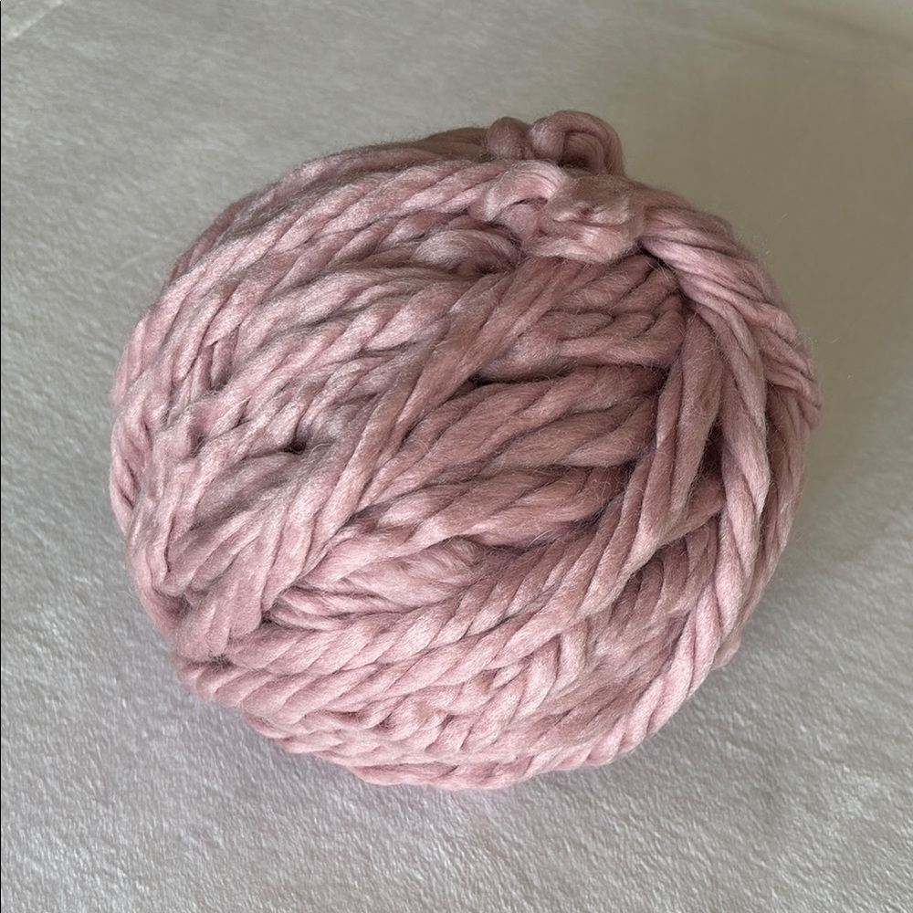 Michaels Pink Chunky Yarn Ball